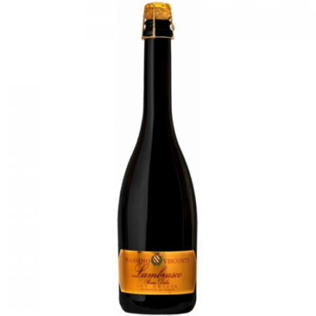 Шампанское Lambrusco Massimo Visconti белое сладкое 0.75 л