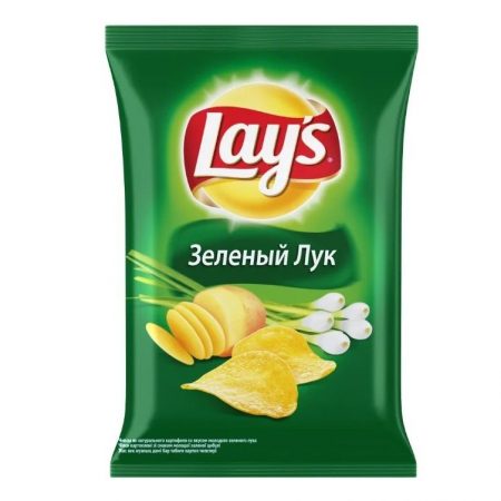Чипсы Lays Зеленый Лук 80 г